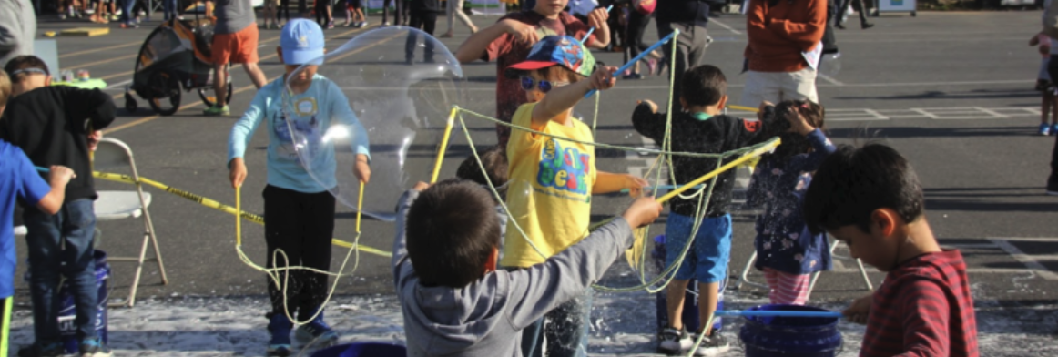 LAEF Community Festival - bubbles