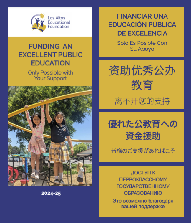 The 2024-25 LAEF Brochure in a variety of languages