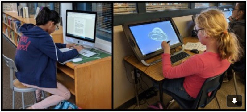 Junior high library