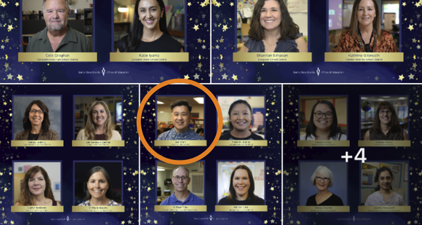 Joe Chan Teacher of the Year